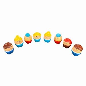 Little Tikes TODDLE TOTS‎ Vintage TOT FIGURE Lot Of 8